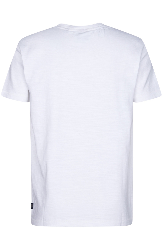 T SHIRT MET V HALS M 1050 TSV662 0000 BRIGHT WHITE